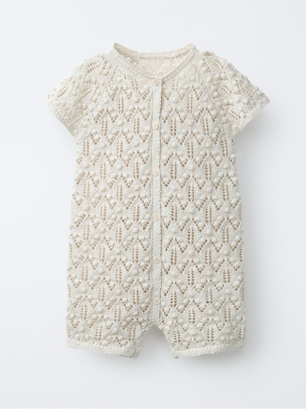 ZARA OPENWORK KNIT JUMPSUIT